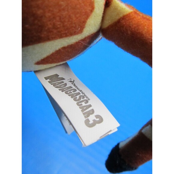 Madagascar Lot of 2 Melman Giraffe 14" & Marty Zebra 10" Plush Stuffed Animal - Picture 12 of 15
